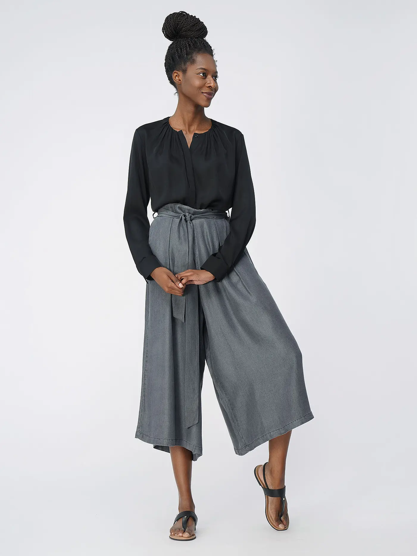 BOSS | Seidenbluse BANORAH | schwarz